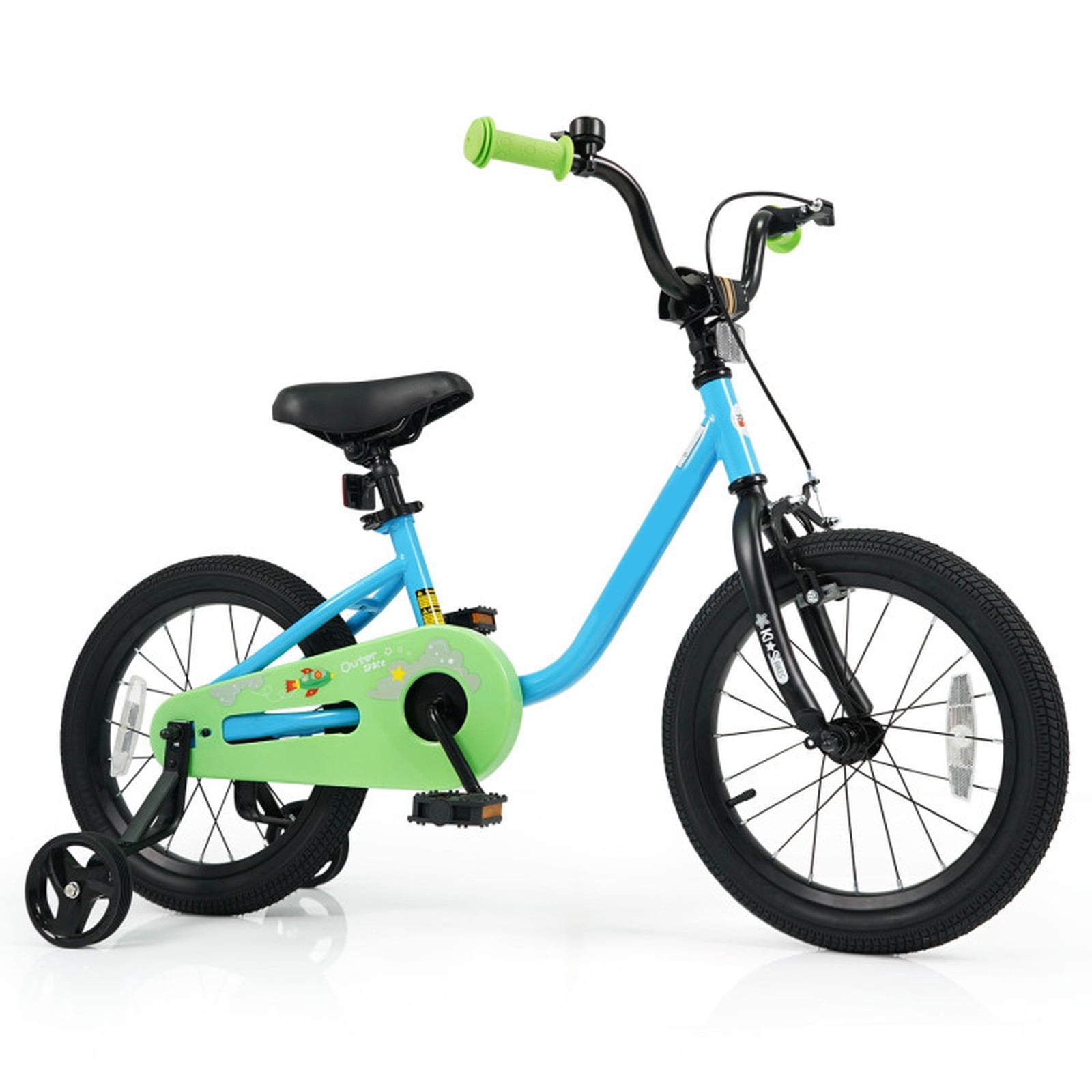 Redsmile Kids Bike 12 Inch for 3-4 Years Old Boys and Girls, Toddler Bicycle with Adjustable Handlebar and Seat, Height-Adjustable Beginner Bike for Kids 31.5"-41.3" Tall, 110 lb Capacity, Blue