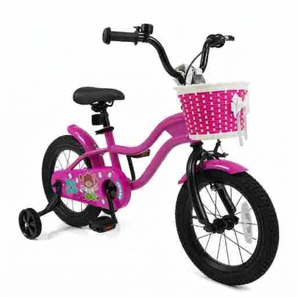 Redsmile Kids Bike 12 Inch with Training Wheels for Toddlers Boys Girls Ages 3-4 Years Old, 12 Inch Kids Bicycle with Adjustable Seat and Coaster Brake, Beginner Kids Bike, Multicolor