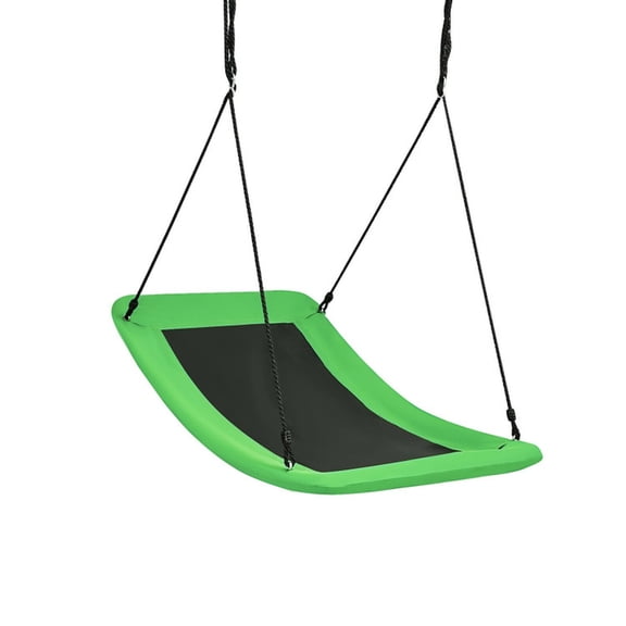 Redsmile Platform Tree Swing for Kids and Adults, 60 Inch Giant Saucer Tree Swing with Adjustable Ropes, 700 lb Outdoor Backyard Swing, Green
