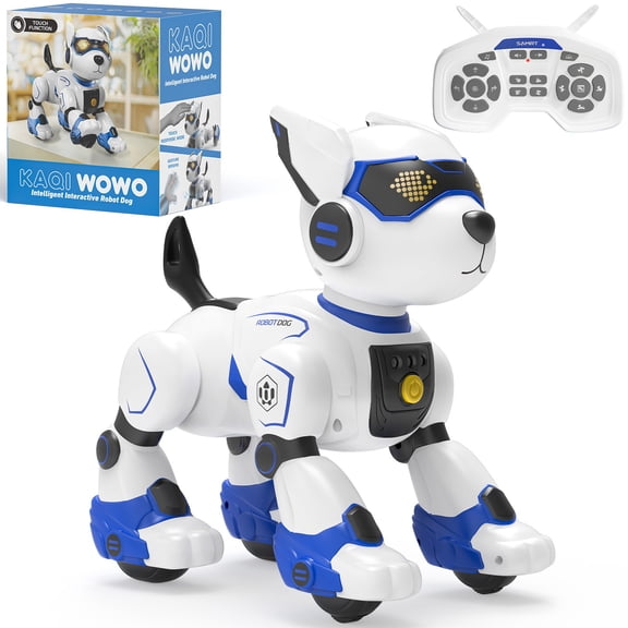 Redsmile Robot Dog Toy for Kids, Interactive Smart Puppy with Voice, Gesture and Touch Control, Singing Dancing Programmable Robotic Pet Toy Gift for Boys and Girls Ages 3+, Pink