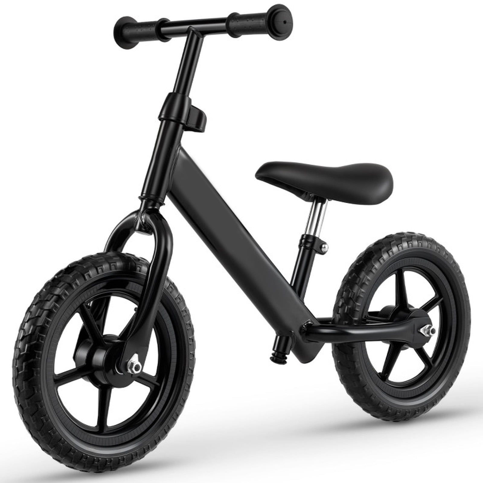 Redsmile Toddler Balance Bike for Ages 2-5, No Pedal Training Bike with Adjustable Seat and Handlebar, Lightweight Kids Balance Bike, Black