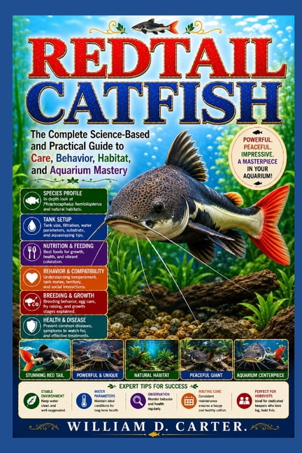 Redtail Catfish: The Complete Science-Based and Practical Guide to Care, Behavior, Habitat, and Aquarium Mastery, (Paperback)