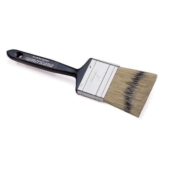 Redtree Industries 12143 Americana Fine Finish Natural Bristle Paint Brush - 2-1/2"
