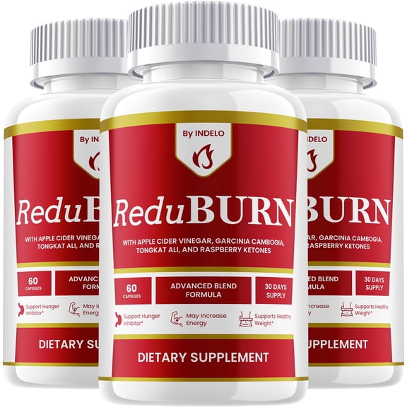 ReduBurn Advanced Keto Capsules – Redu Burn Pills Advanced Blend Formula, Extra Strength, 3 Pack, 180 Capsules