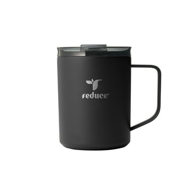 Reduce Hot1 14 oz Desk Mug Stainless Steel, Black