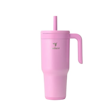Reduce 34oz Chiller  Spill-Proof Travel Mug with Handle, Strawberry Cream