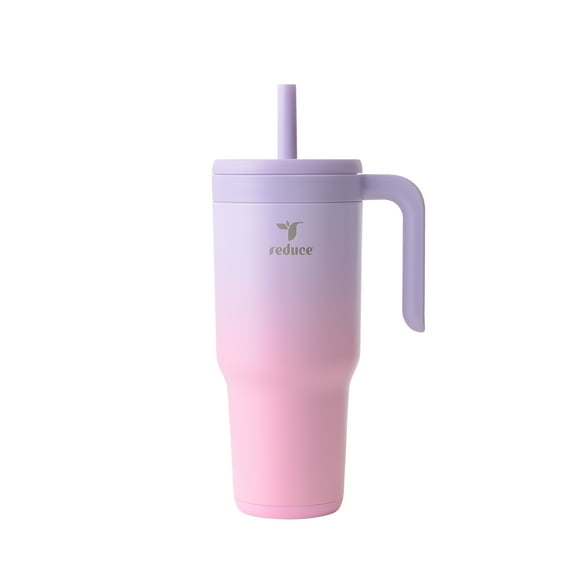 Reduce 34oz Spill-Proof Travel Mug Chiller with Handle, Wildberry