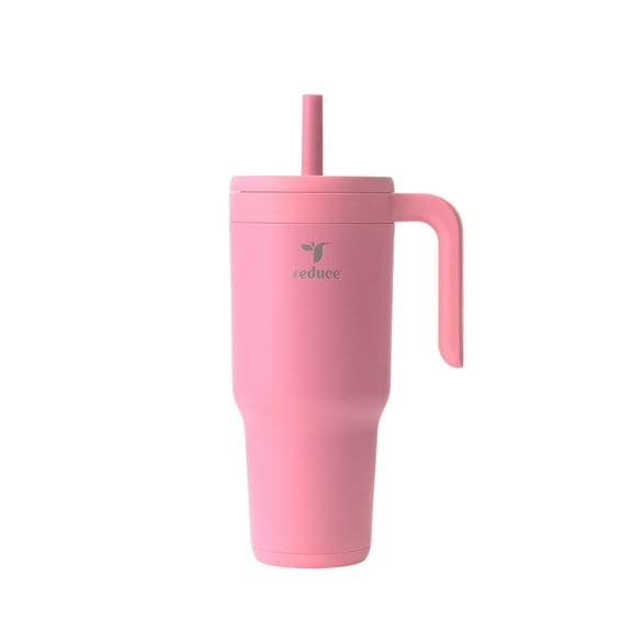 Reduce Chiller 34oz Spill-Proof Tumbler with Handle, Fierce Pink