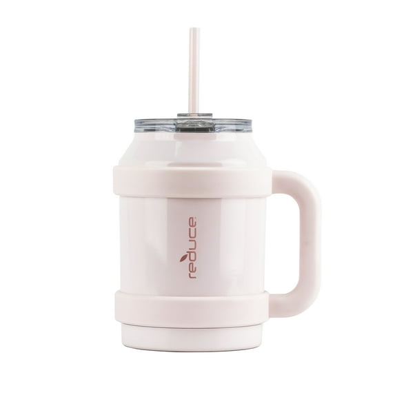 Reduce 50 oz Mug Tumbler, Stainless Steel with Handle – Keeps Drinks Cold up to 36 Hours – Sweat Proof, Dishwasher Safe, BPA Free – Pink Cotton, Opaque Gloss