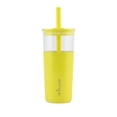 thumbnail image 1 of Reduce Aspen Vacuum Insulated Stainless Steel Glass Tumbler with Lid and Straw, Limoncello, 20 oz., 1 of 10