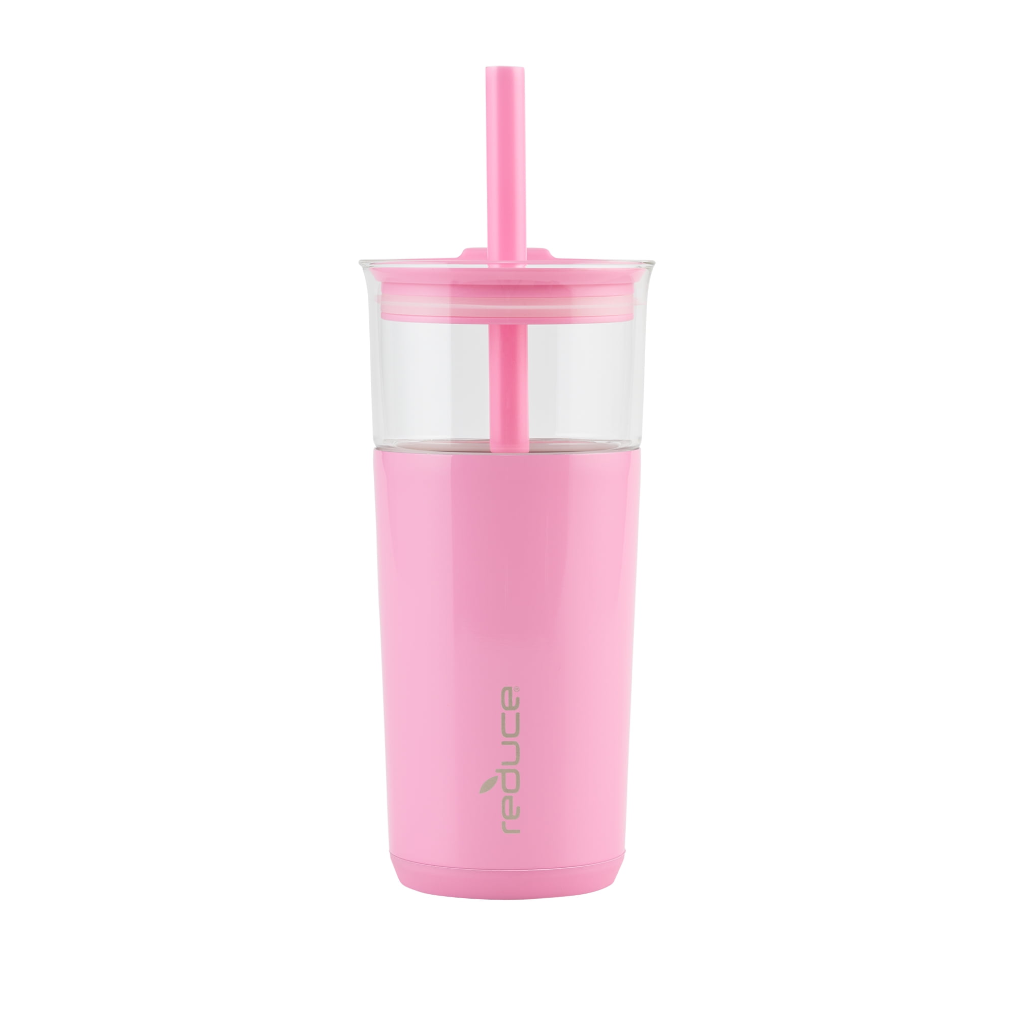 tronco 20 oz Glass Tumbler with straw and Silicone Lid,smoothie cups,iced  coffee cup tumbler with Silicone Protective Sleeve - BPA Free in 2023