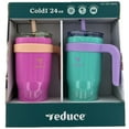 thumbnail image 1 of Reduce Cold1 24 Fluid Ounce Mug, 2 Pack (Pink/Teal), 1 of 6