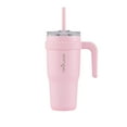 thumbnail image 1 of Reduce Cold1 24oz Stainless Steel Tumbler with Handle & Straw, Pink Blossom, 1 of 11