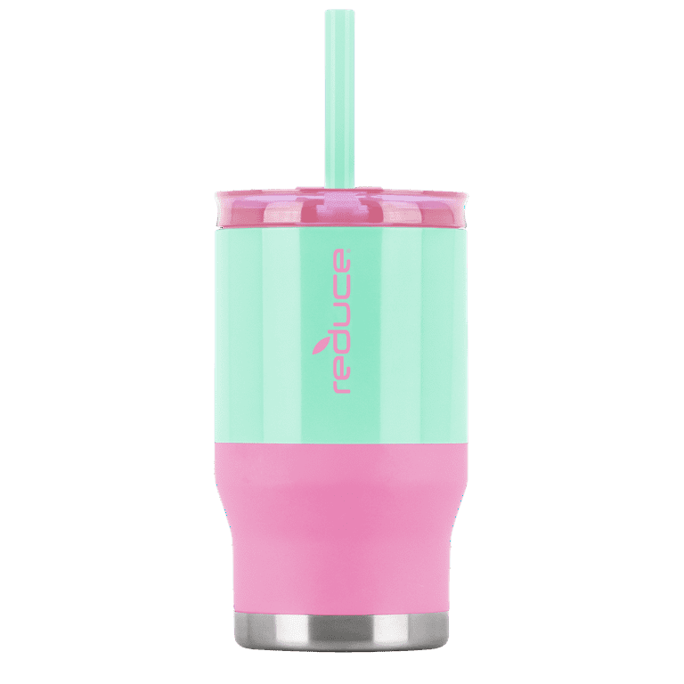  REDUCE 14oz Coldee Tumbler with Handle for Kids Leakproof  Insulated Stainless Steel Mug with Lid & Straw Keeps Drinks Cold up to 18  Hours – BPA-Free and Spill Proof Chew-Resistant Straw 