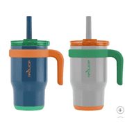Reduce Coldee 14oz Tumblers with Handles, 2-pack Gray
