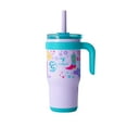 thumbnail interactive-video image 1 of Reduce Coldee Kids Tumbler with Spill-Proof Straw & Handle. Insulated Stainless Steel 18 oz, Cowgirl, 1 of 10