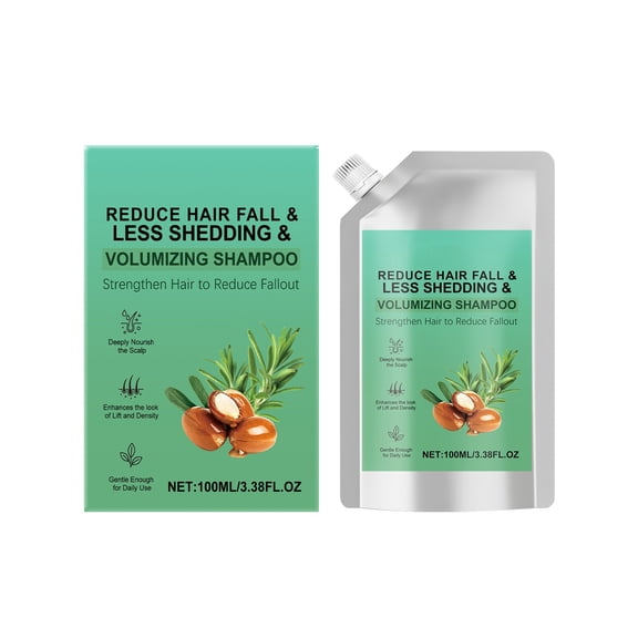 Reduce Hair Fall & Less Shedding Volumizing Shampoo Strengthens Hair to Reduce Fallout, Deeply Nourishes the Scalp and Enhances the Look of Lift and Density, Gentle Enough for Daily Use