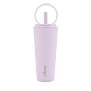 Reduce Halo Tumbler with Spill-Proof Straw & Handle   Lilac, 32 oz