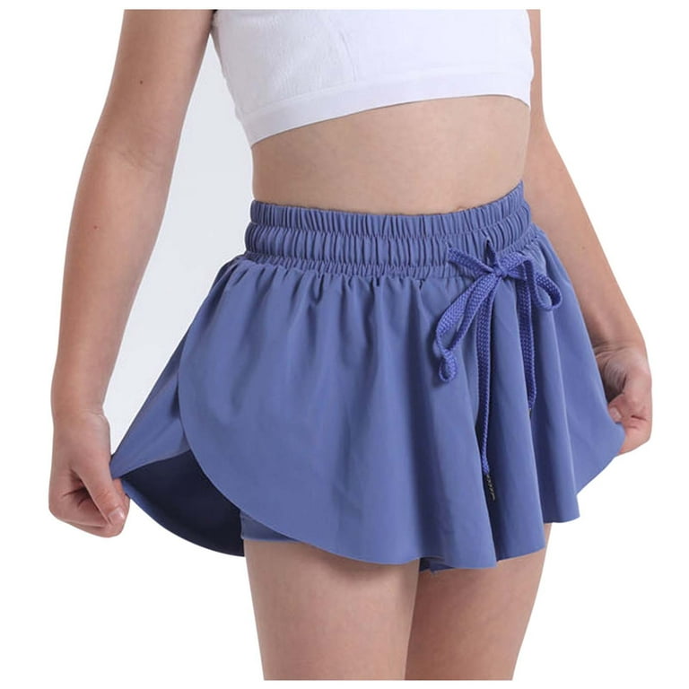 Reduce!Herrnalise Kids Teen Girls Tennis Skirt Pleated Golf Athletic Skort  Summer Sports Shorts Gym Running Biker Tennis Short Skirt with Pocket Black