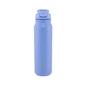 Reduce Hydrate Pro Water Bottle - Hidden Straw Flip Top Lid. Stainless Steel - 32oz, Cornflower