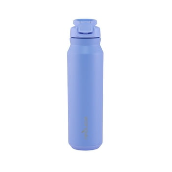 Reduce Hydrate Pro Water Bottle - Hidden Straw Flip Top Lid. Stainless Steel - 32oz, Cornflower