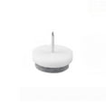 thumbnail image 1 of Reduce Noise 15mm/18mm/20mm/22mm/24mm/28mm/30mm Skid Nail-on Chair Table Leg Protector Furniture Felt Pad Slider Glide Pads WHITE 28MM, 1 of 8