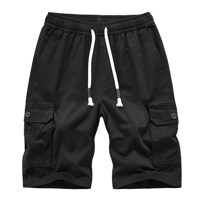 Drawstring cotton cheap shorts mens