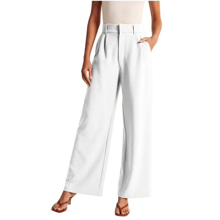 https://i5.walmartimages.com/seo/Reduce-Price-RYRJJ-Wide-Leg-Pants-for-Women-Work-Business-Casual-High-Waisted-Dress-Pants-Comfy-Flowy-Trousers-Office-White-M_6b7e1603-de82-44a6-a9d7-828eed549fbc.c43520693e6c4f7654fd8a0970959c91.jpeg?odnHeight=768&odnWidth=768&odnBg=FFFFFF