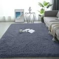 thumbnail image 1 of Reduce Price！YODETEY Floor Decor Machine Washable Small Area Rug,Fluffy Bedside Throw Rug Shaggy Soft Bedroom,Indoor Floor Carpet for Kids Teen Dorm Room,Nursery,Home Decor,Aesthetic/Gray, 1 of 9