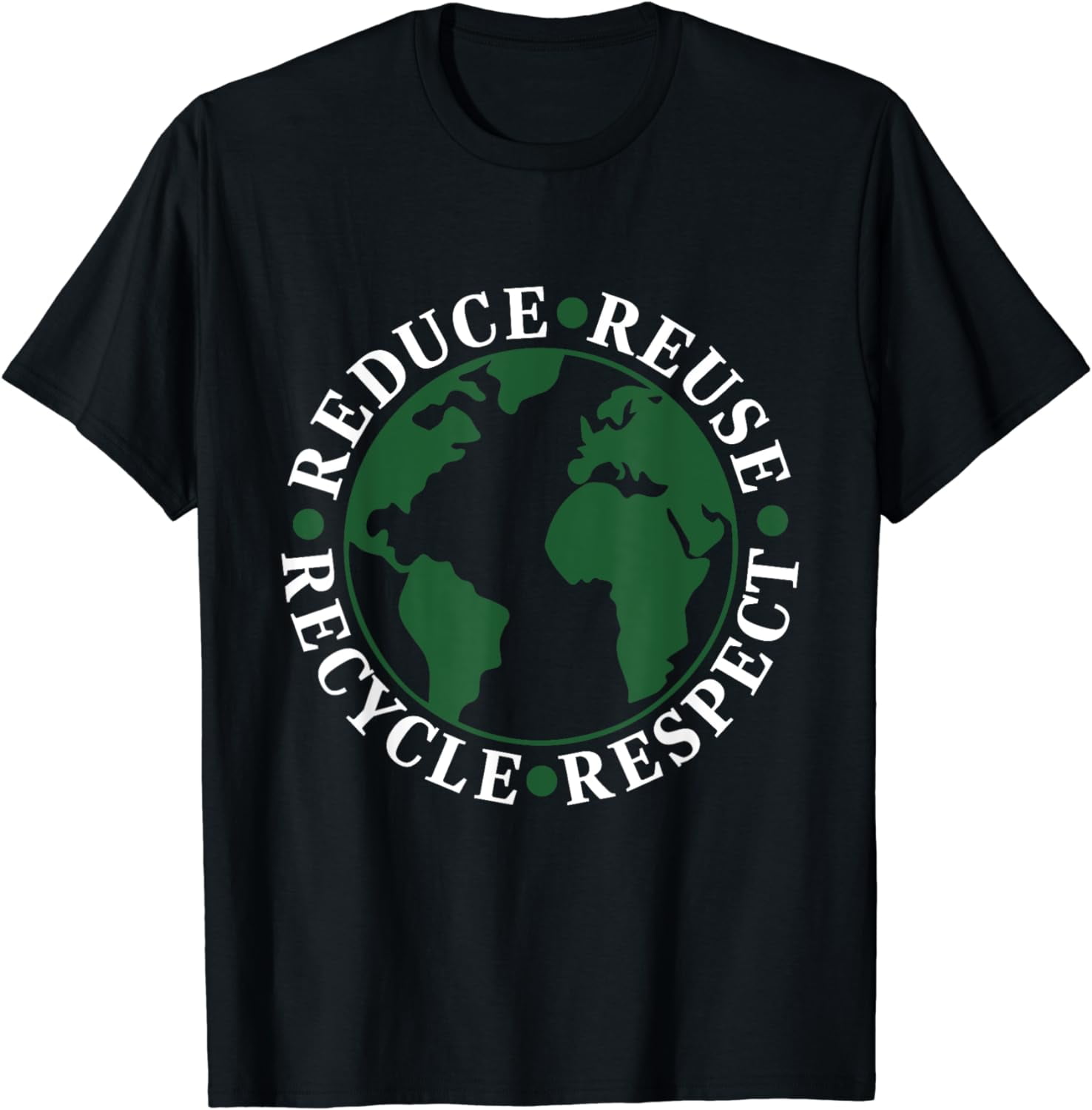 Reduce Reuse Recycle Respect Protect Environment Earth Day Short T ...