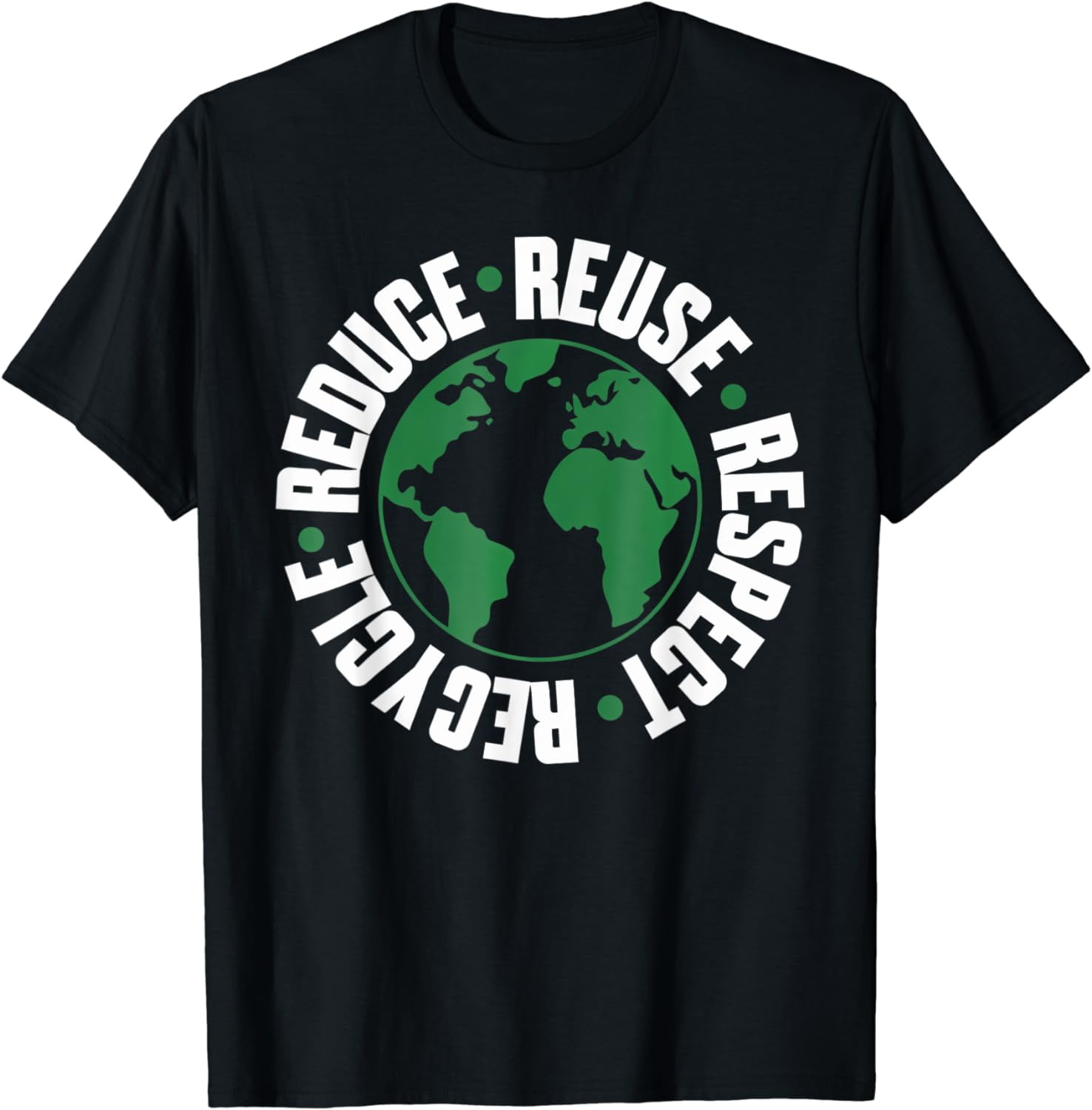 Reduce Reuse Recycle Respect Protect Environment Earth Day Summer T ...