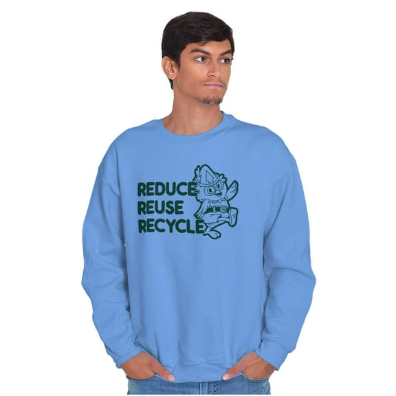 Reduce Reuse Recycle Woodsy Owl Unisex Plus Size Sweatshirt Brisco Brands 2X