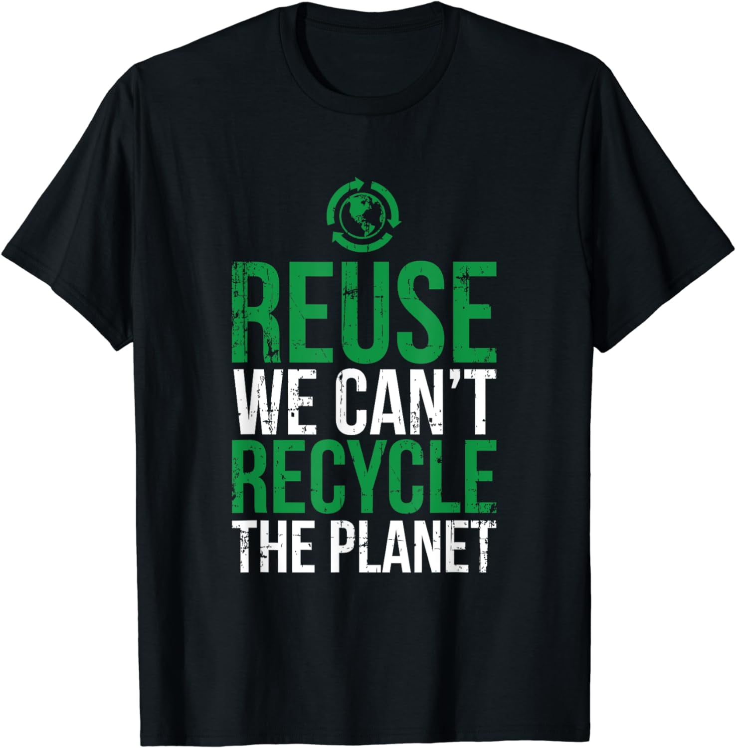 Reduce Reuse Recycling Earth Day Shirt Kids Men Women - Walmart.com