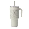 thumbnail image 1 of Reduce Cold1 40oz Tumbler with Handle, Stainless Steel, Snow Leopard, 1 of 7