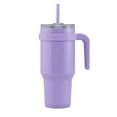 thumbnail interactive-video image 1 of Reduce Cold1 40oz Tumbler with Handle, Stainless Steel, Wisteria, 1 of 15