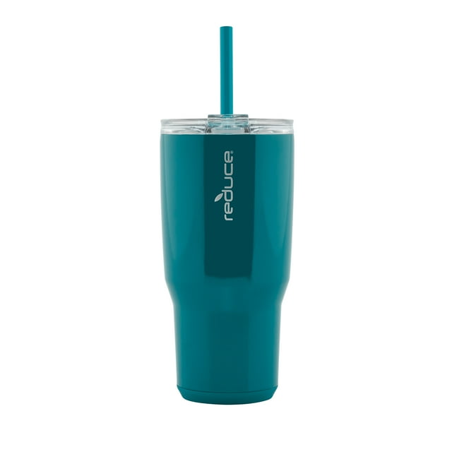 Reduce Vacuum Insulated Stainless Steel Cold1 Tumbler with Straw and