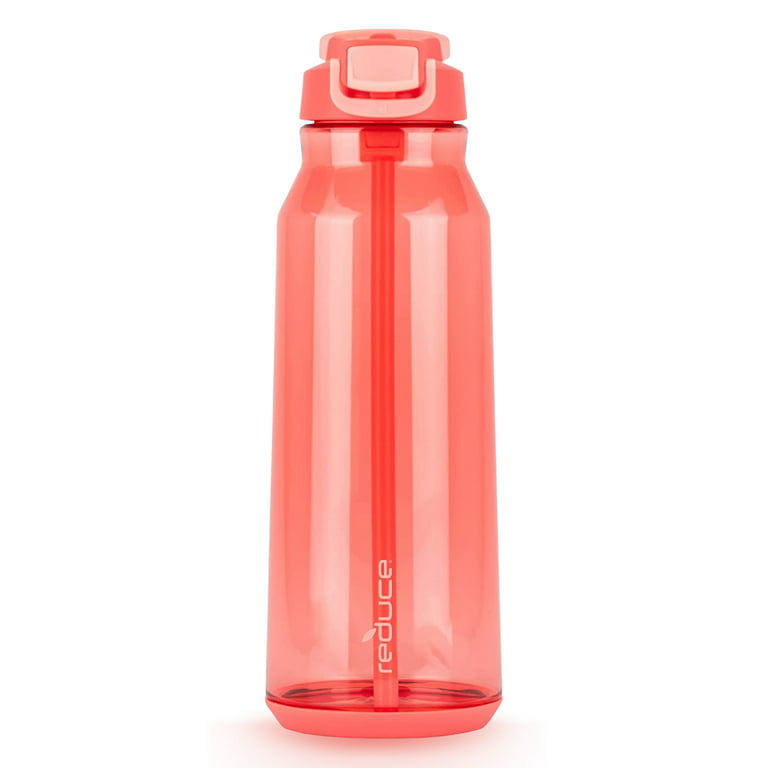 Reduce Water Bottle – Hydrate Bottle, 50oz – With Hygienic Flip Top Lid and  Carry Handle – Leak Proof, Cupholder Friendly – Flip, Sip and Go – Cayenne,  Tritan Plastic 