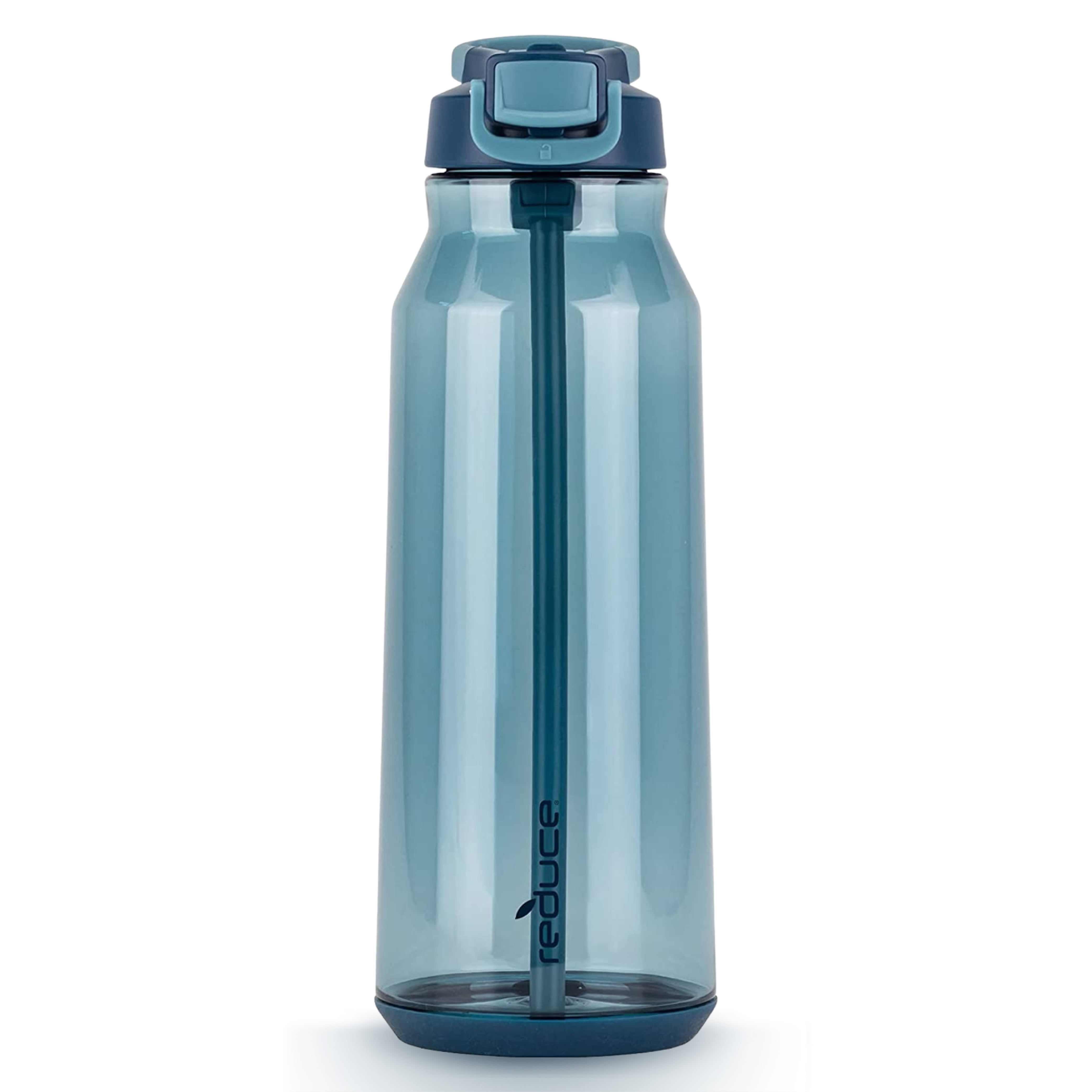 Never Grow Up Reusable Glass Water Bottle by Faucet Face 14.4 oz.