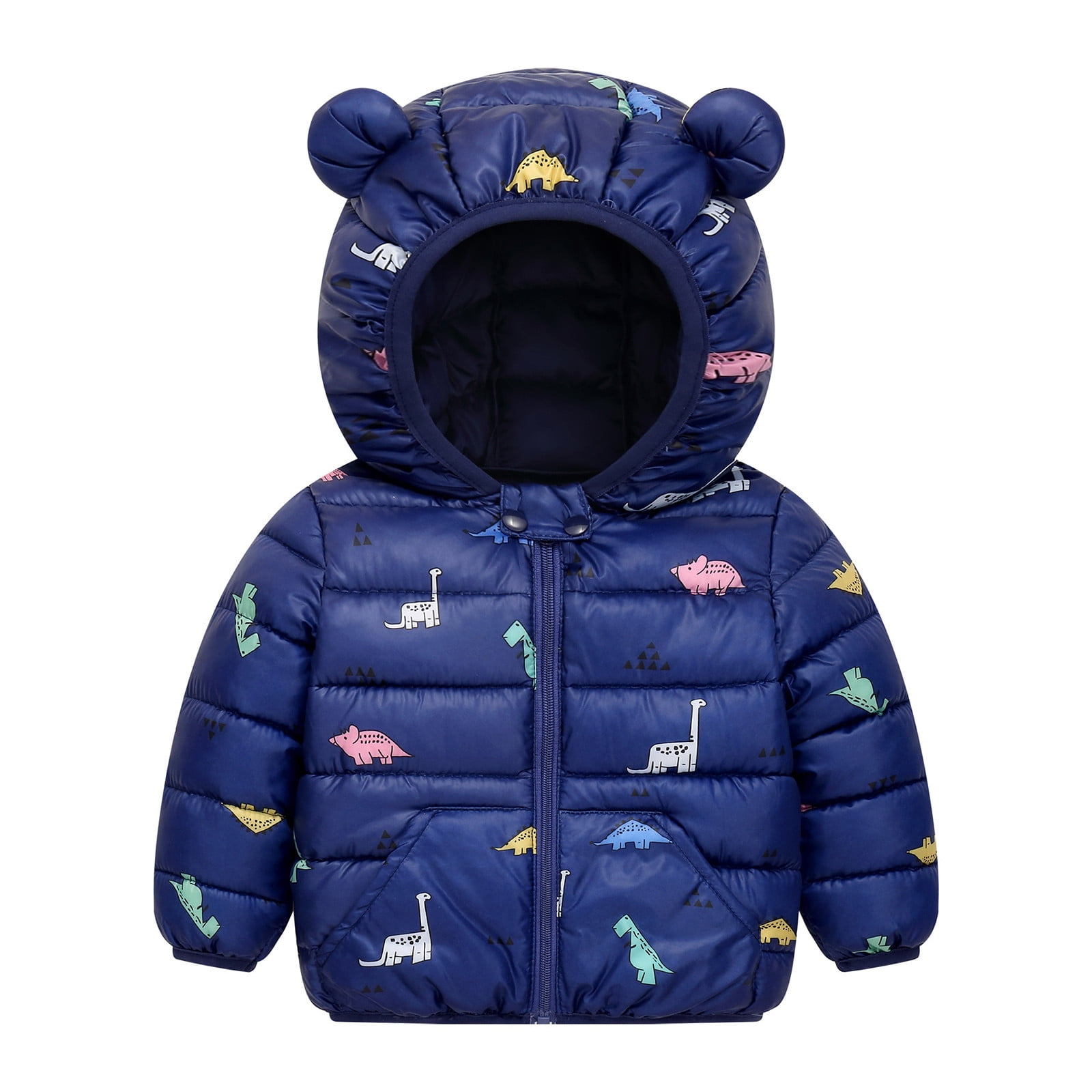 Reduce! ZCFZJW Kids Winter Down Coats with Hooded, Toddler 3D Ear