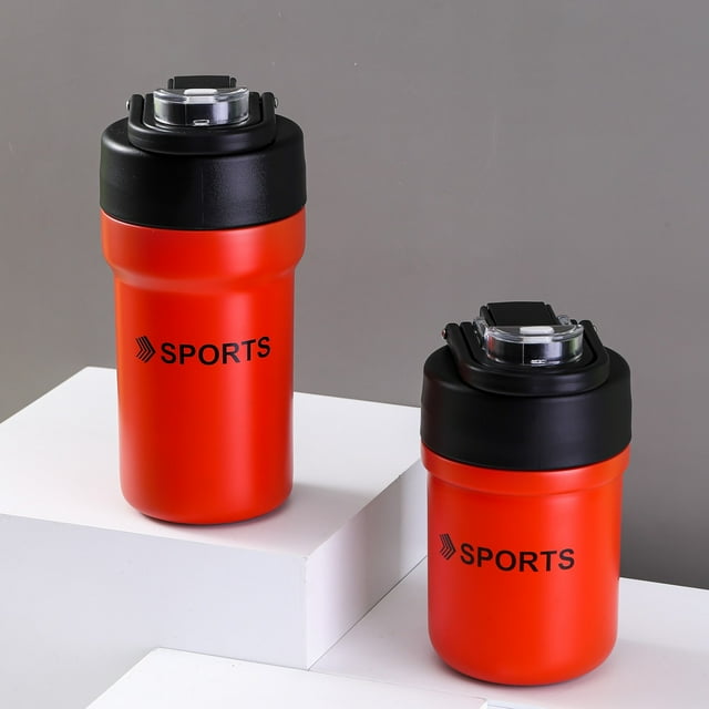 Reduced Glass Hanzidakd Insulated Water Bottle With Lid & Lid Double