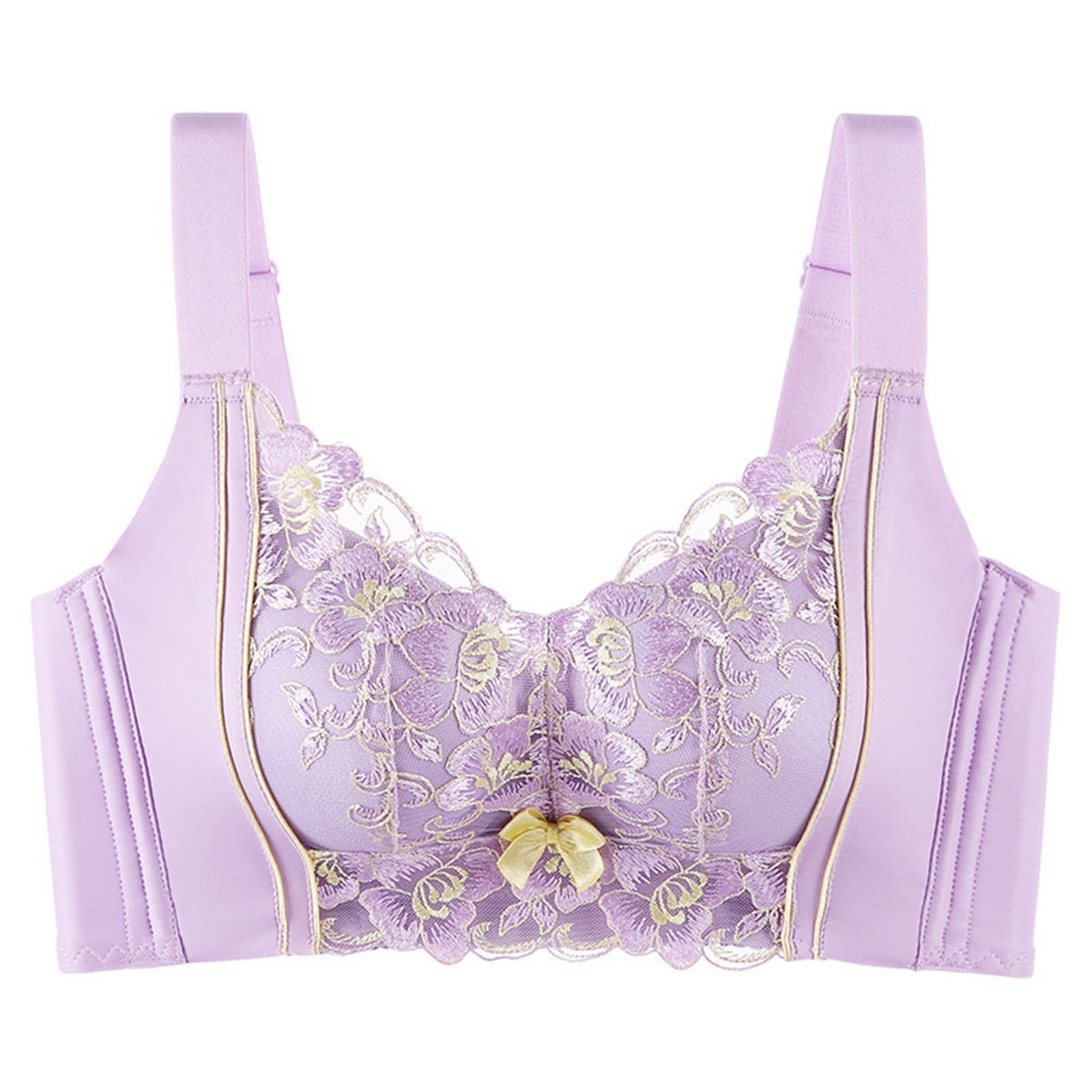 Reduced Price,No-Embroidery Bra, Wide Straps, Thin Cup, Large Size ...