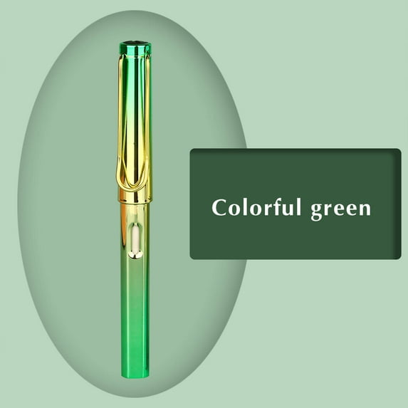 Yulucky Pens Reduced Price Pens Grip Posture Correction Design Pencil without Ink Old Undead Pen Creative Metal Pen Writing Drawing Handwriting White