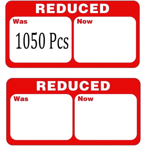 Reduced Sale Price Labels 500 Pcs Price Pricing Retail Labels 1.8" X 2" Grocery Store Food Label Pricing Stickers