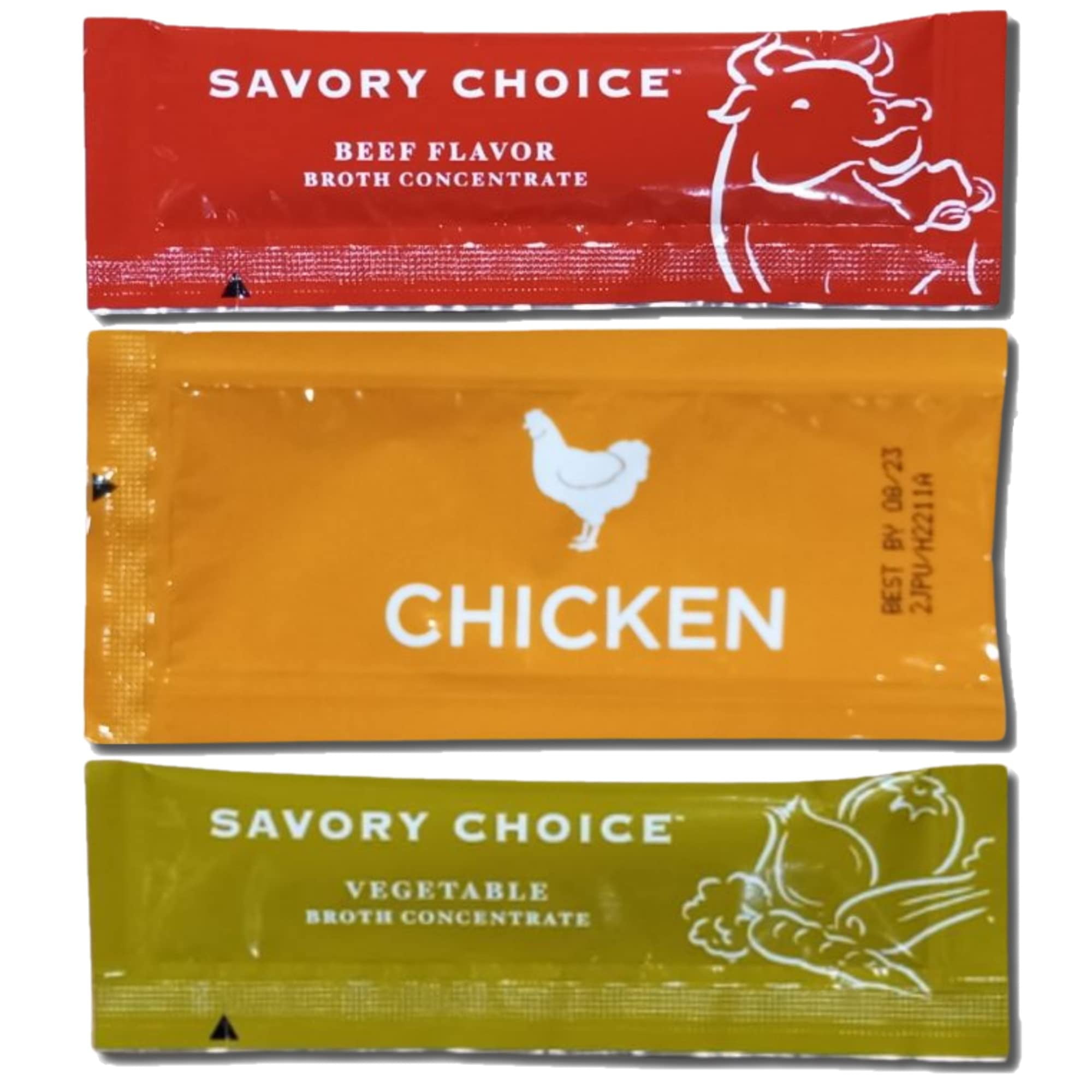 Reduced Sodium Broth Concentrate Variety Pack Beef, Chicken