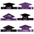 Reduced! VISALY Graduation Hat Paper Cutout 2024 Graduation Party