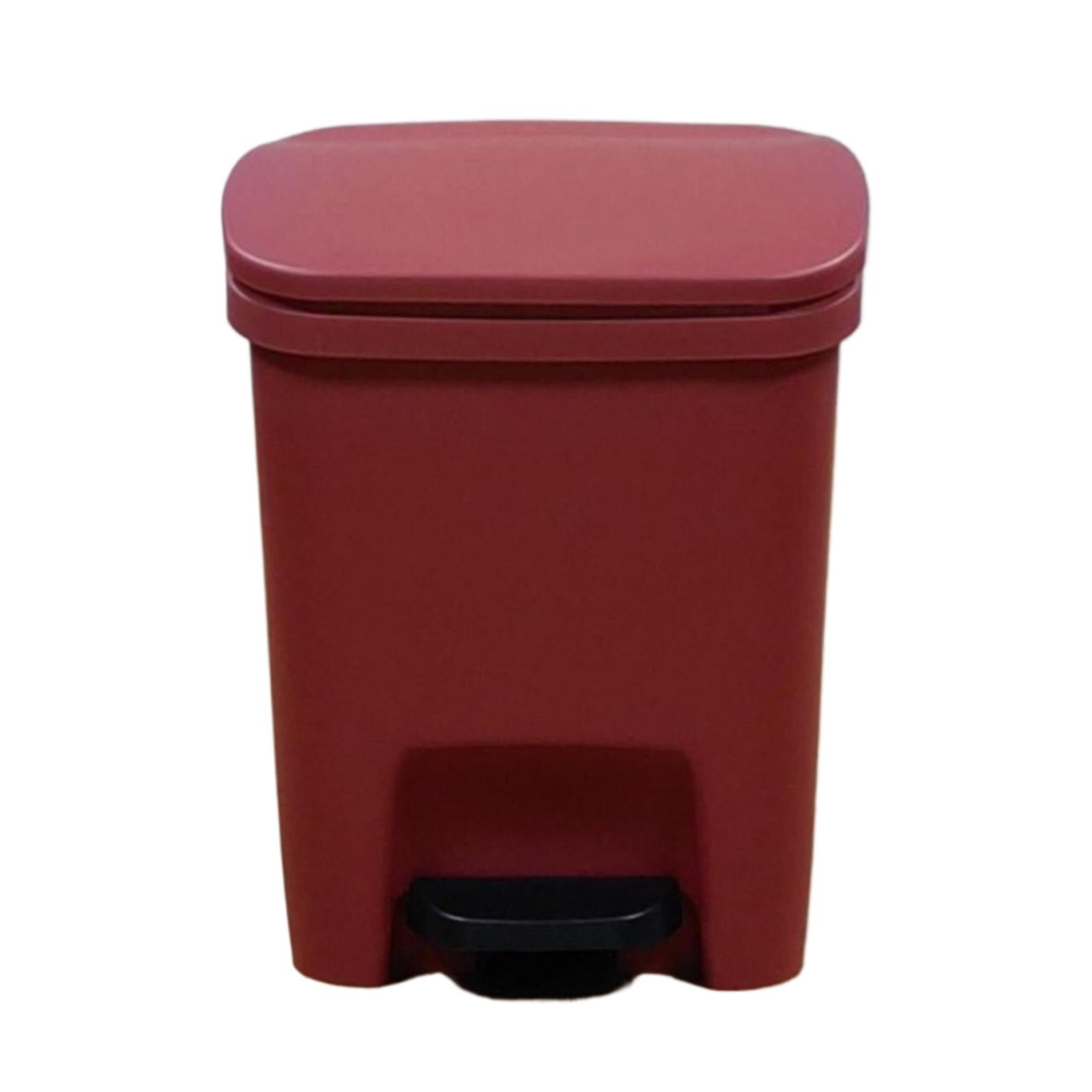 Reduced!VOYOAO 10L Gallon Trash Can Plastic Step On Kitchen Trash Can