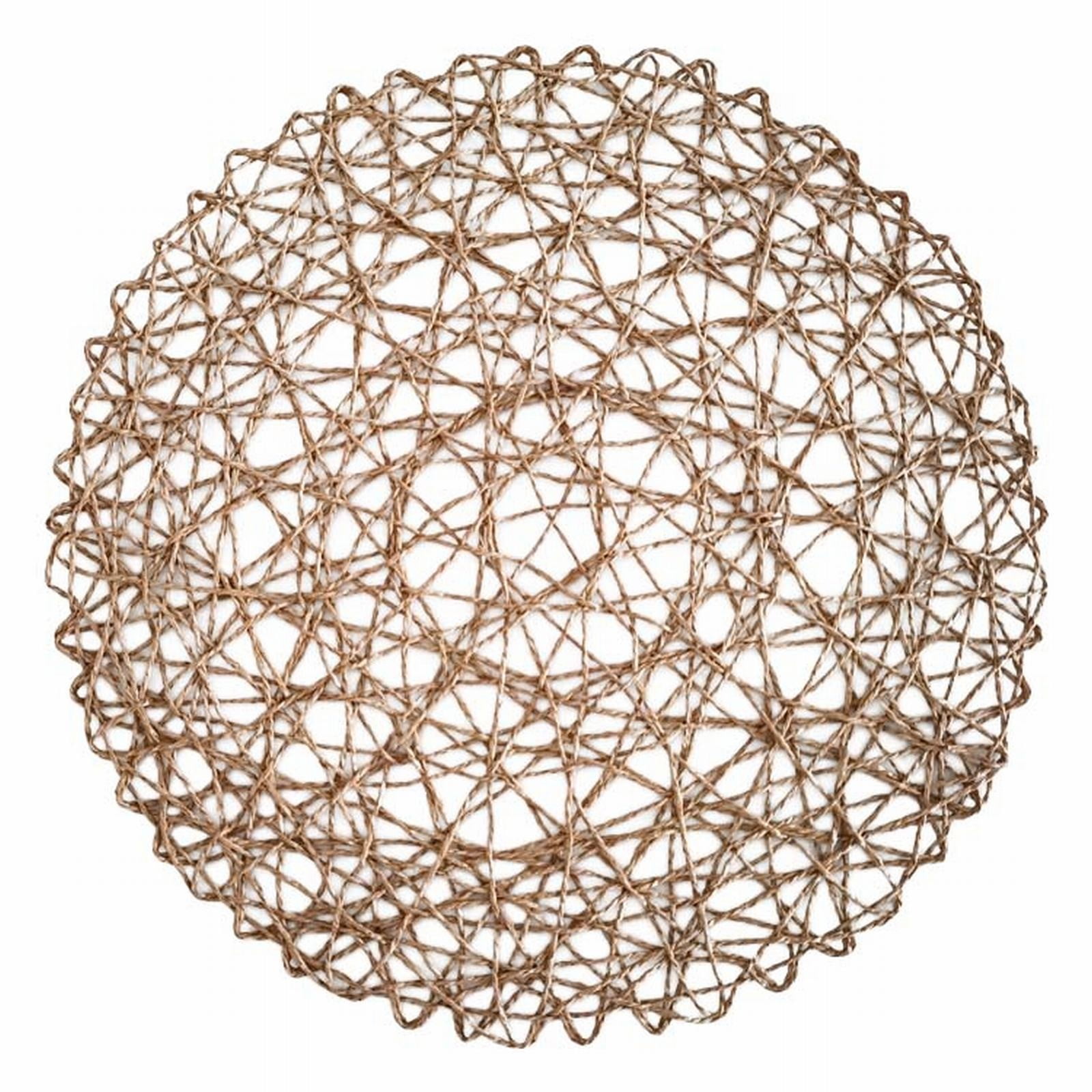 Reduced!VOYOAO 6 Pack Fine Paper Rope Messy Knitting Placemats Paper