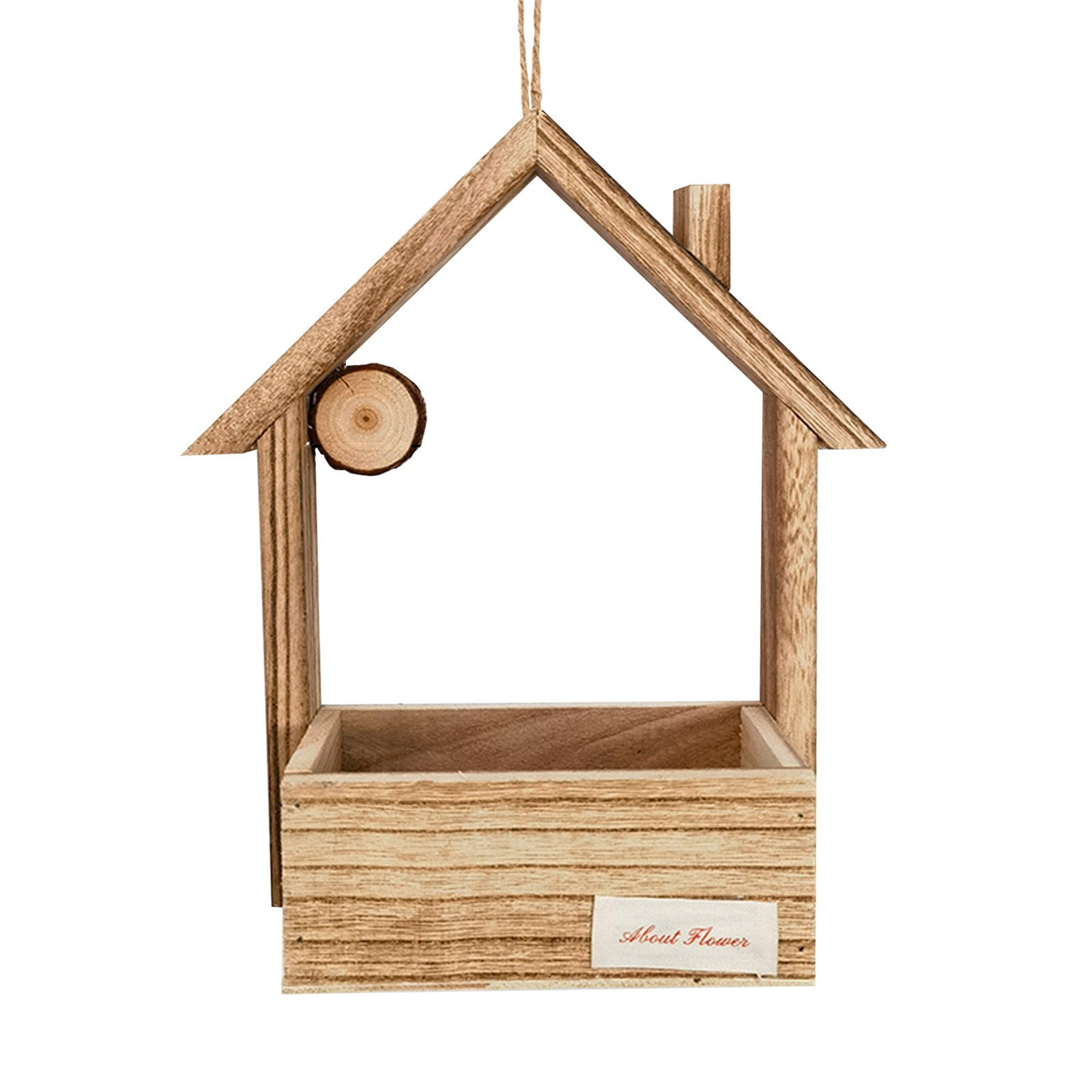 Reduced!VOYOAO European Wooden Hanging Pot Wall Decoration Plant