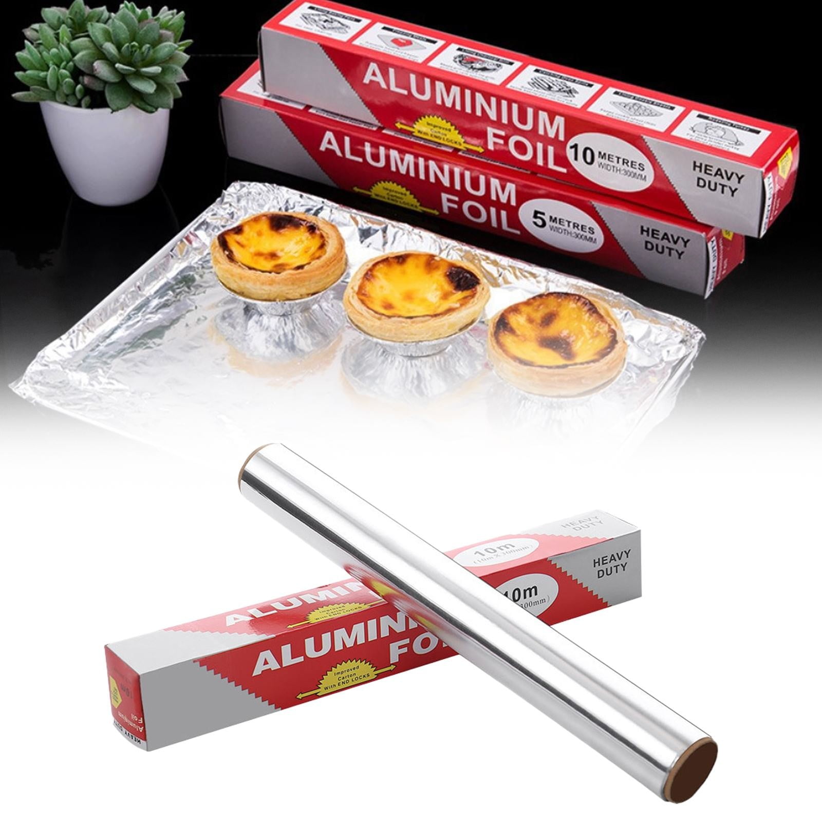 Reduced! iZZZHH 2 Pcs Heavy Duty Aluminum Foil Roll Silver Non Stick