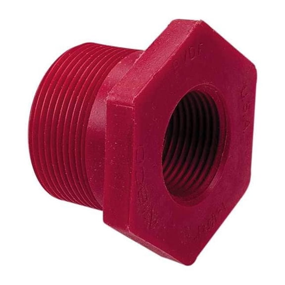 Nibco Reducer Bushing,3/4 x 1/2 In,MPT x FPT 651834 3/4x1/2